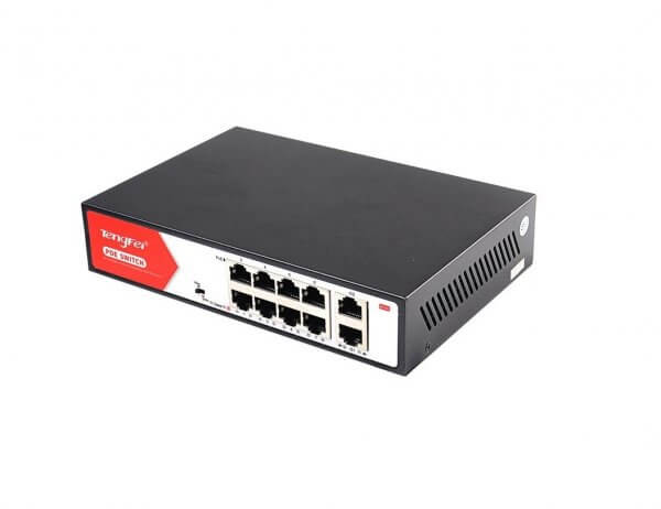 Tengfei 08 port poe switch 2uplink
